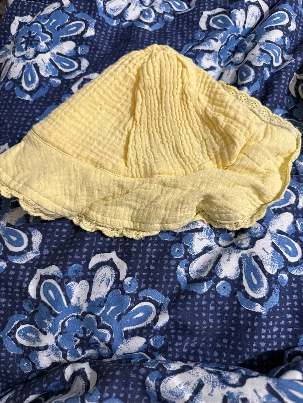 Soft Yellow Cotton Gauze Diaper Romper for Babies